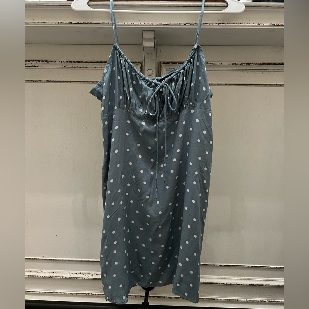 Blue Skater Dress Size large